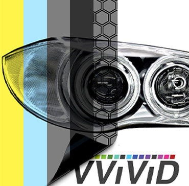 Vvivid Headlight Tint vinyl wrap colors Air-Tint