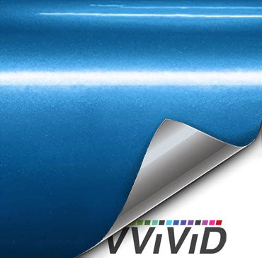 Liquid Metal Aqua Blue car vinyl wrap