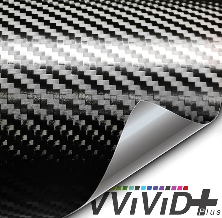 Premium Plus Carbon Fiber Black car wrap vinyl film