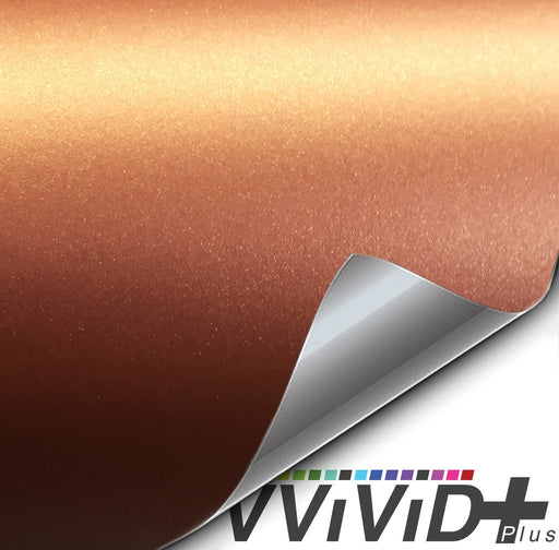 Premium Plus Matte Metallic Copper Ghost car wrap vinyl film
