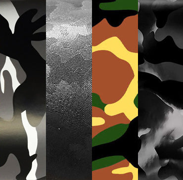 Camouflage vinyl wraps for cars