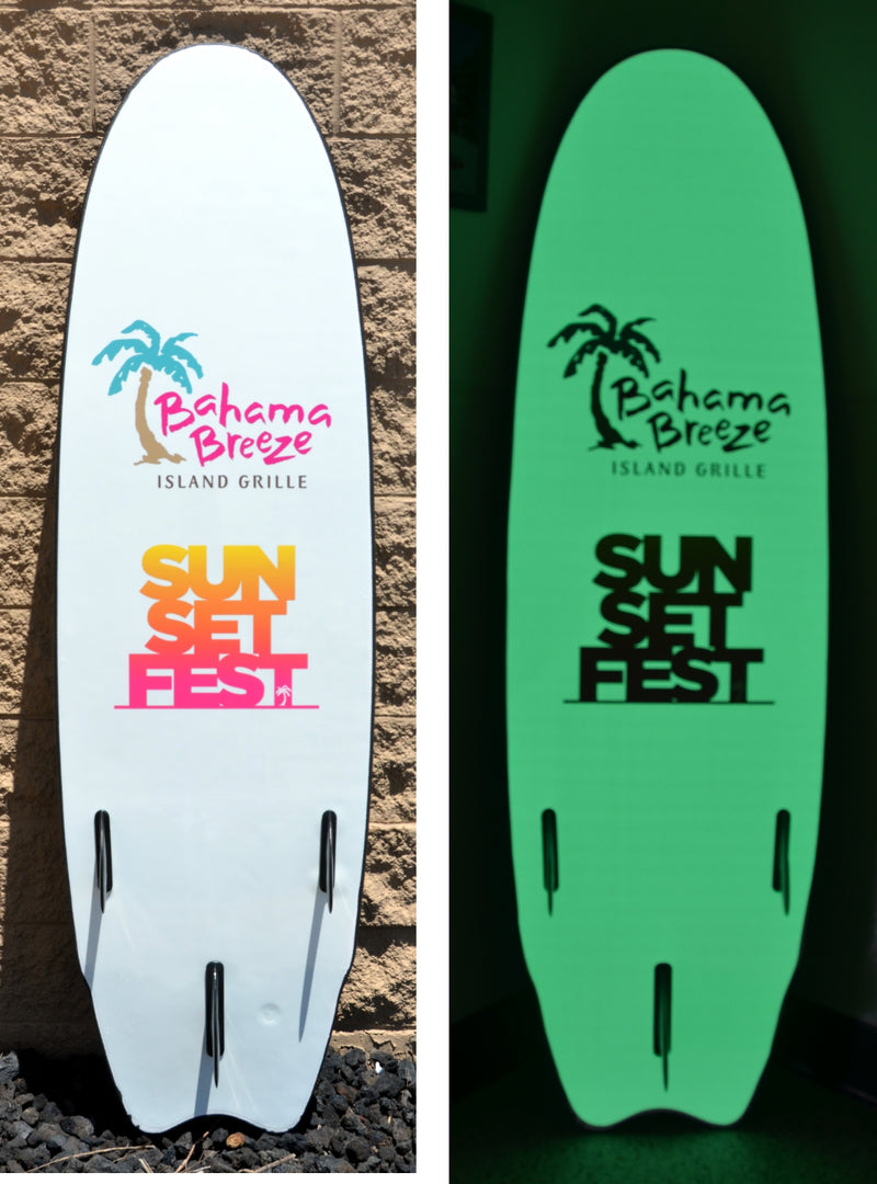 Glow In The Dark Green Glow car vinyl wrap