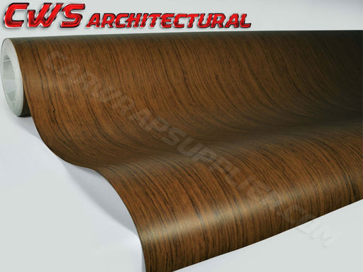 teak architectural wood grain vinyl wrap