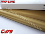 Brushed Aluminum Gold Vvivid Vehicle Vinyl Film