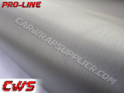 Brushed Aluminum Silver Vvivid Vehicle Vinyl Film