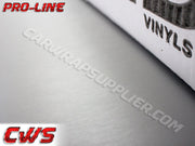 Brushed Aluminum Silver Vvivid Vehicle Vinyl Film