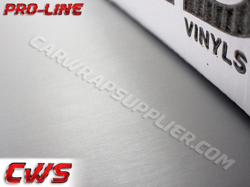 Brushed Aluminum Silver Vvivid Vehicle Vinyl Film