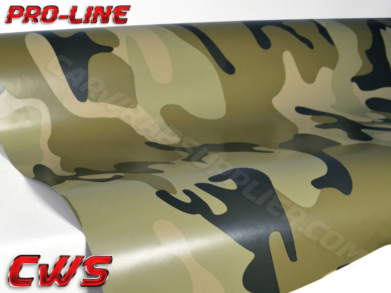 Camouflage Desert vinyl wrap
