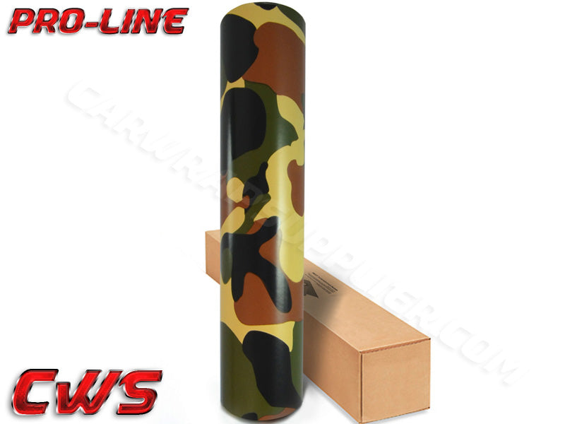 Camouflage Woodland vinyl wrap
