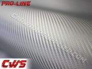 Silver Carbon Fiber Car Wrap Vinyl Film