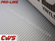 Silver Carbon Fiber Car Wrap Vinyl Film