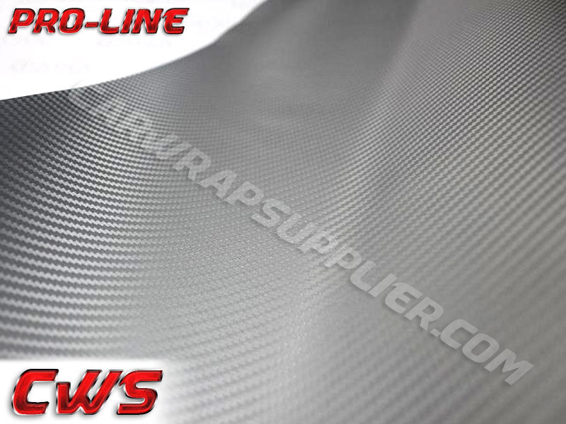 Silver Carbon Fiber Car Wrap Vinyl Film
