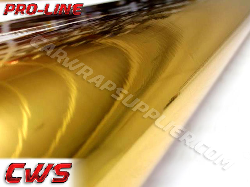 Gold Chrome Vehicle Vinyl Film
