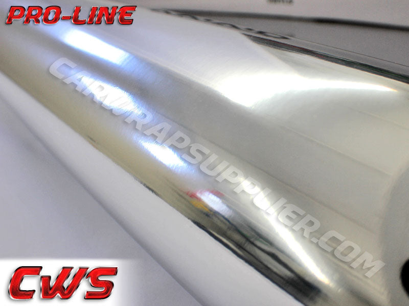Silver Chrome Vehicle Vinyl Film