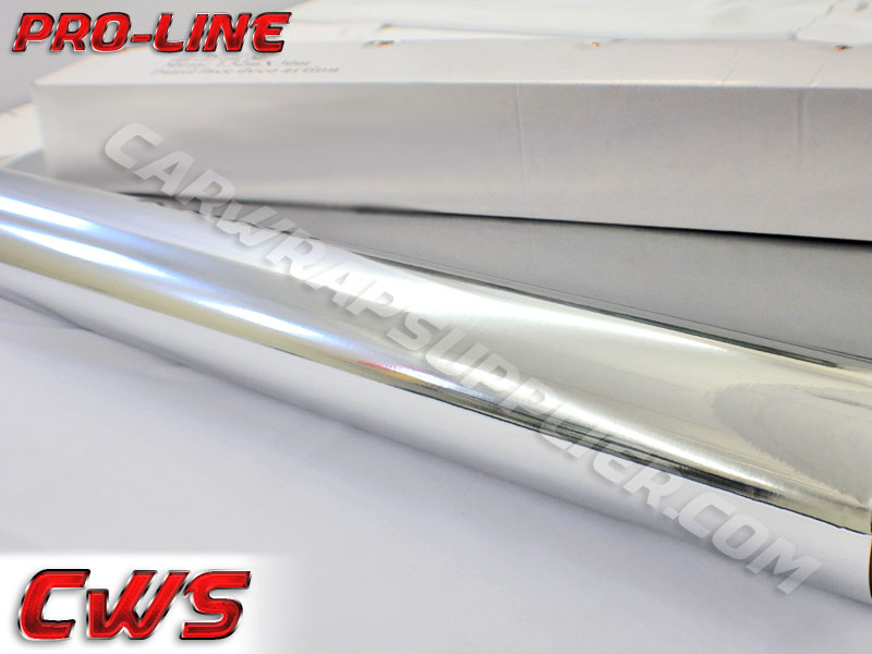 Silver Chrome Vehicle Vinyl Film