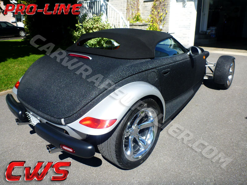 Diamond Sanding Black Vehicle Vinyl Film