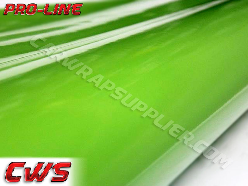 Gloss Metallic Lime Green Vinyl Wrap Sticker Decal Bubble Free Air Release  Car Vehicle DIY Film 