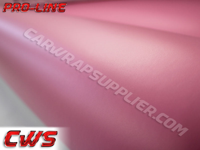 Metallic Matte chrome Vinyl For Whole Car Wrapping Foil Film Hot Pink 50FT  x 5FT