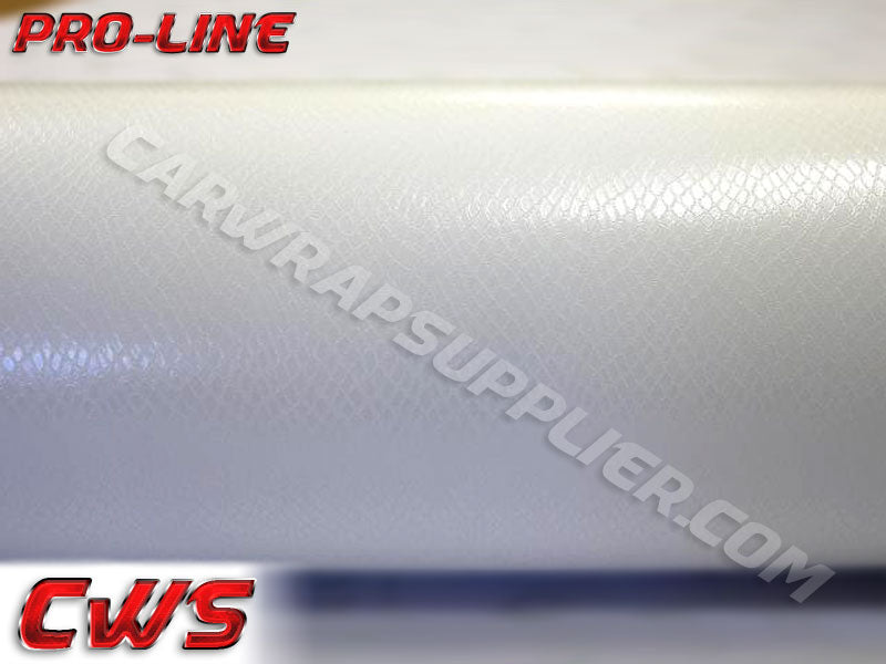 White Snake Skin Vehicle Vinyl Film