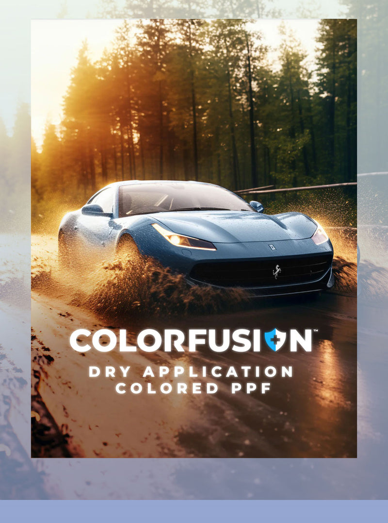 Paint Protection Film Colorfusion colored PPF dry application