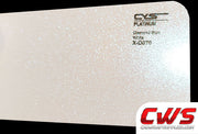 Gloss Diamond Metallic Blue White X-D070 car wrap vinyl