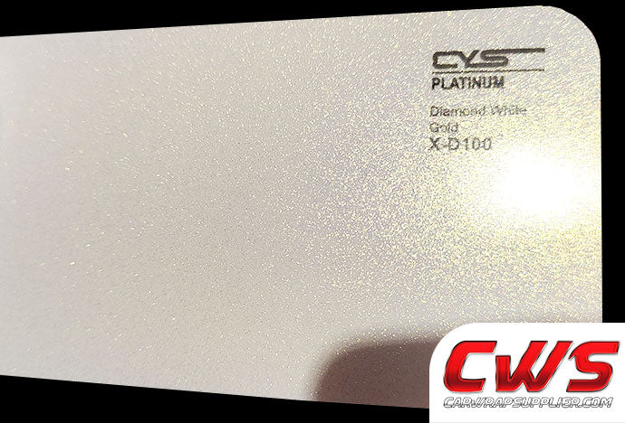 Gloss Diamond Metallic Pink White Gold X-D100 car wrap vinyl