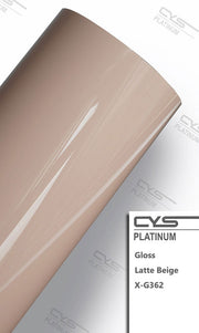 Platinum Gloss Latte Beige X-G362 Car Wrap Vinyl