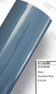 Platinum Gloss Porcelain Blue X-G118 Car Wrap Vinyl