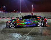 Black Holographic Chrome Vinyl Wrap from CWS