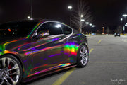 Black Holographic Chrome Vinyl Wrap from CWS
