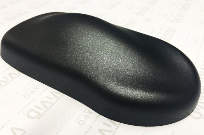 Vvivid+ Premium Matte Metallic Black Ghost car wrap vinyl