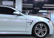 Gloss Diamond Metallic Pink White X-D080 car wrap vinyl