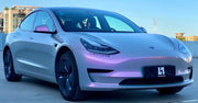 Color Shifting Grey to Pink Metallic CWS Color Paint Protection Film High Gloss on carwrapsupplier.com