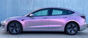 Color Shifting Grey to Pink Metallic CWS Color Paint Protection Film High Gloss on carwrapsupplier.com