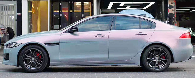 Color Shifting Grey to Pink Metallic CWS Color Paint Protection Film High Gloss on carwrapsupplier.com