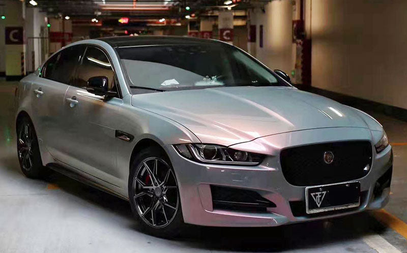 Color Shifting Grey to Pink Metallic CWS Color Paint Protection Film High Gloss on carwrapsupplier.com