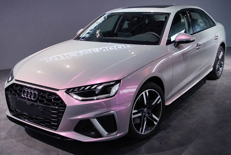 Color Shifting Grey to Pink Metallic CWS Color Paint Protection Film High Gloss on carwrapsupplier.com