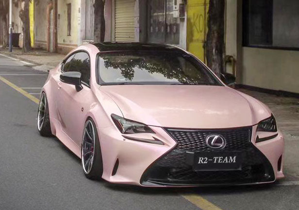 Color Shifting Beige to Pink Metallic CWS Color Paint Protection Film High Gloss on carwrapsupplier.com