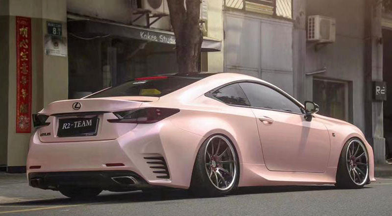Color Shifting Beige to Pink Metallic CWS Color Paint Protection Film High Gloss on carwrapsupplier.com
