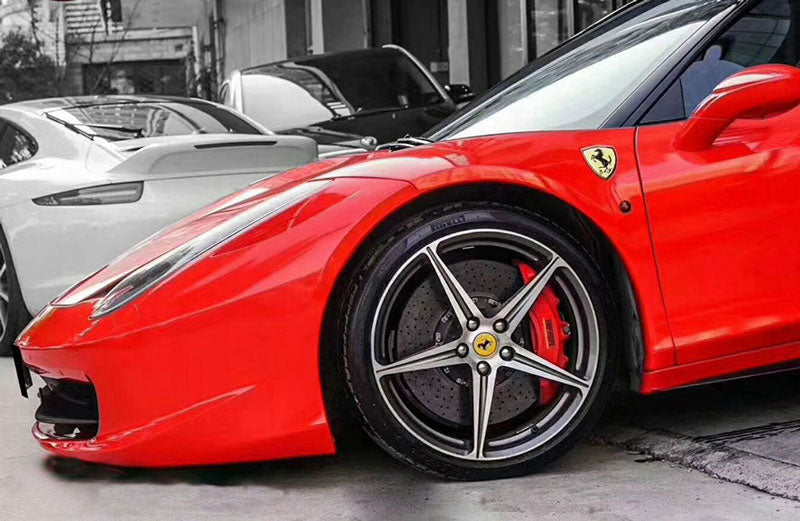 Red CWS Color Paint Protection Film High Gloss on carwrapsupplier.com