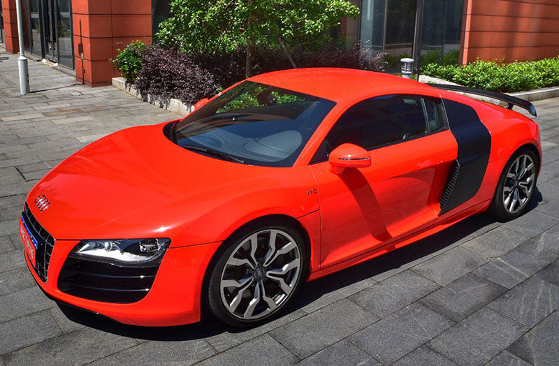 Red CWS Color Paint Protection Film High Gloss on carwrapsupplier.com