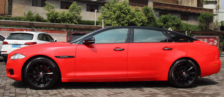 Red CWS Color Paint Protection Film High Gloss on carwrapsupplier.com