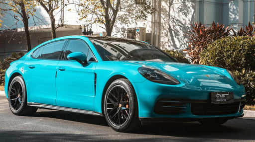 Miami Blue CWS Color Paint Protection Film High Gloss on carwrapsupplier.com