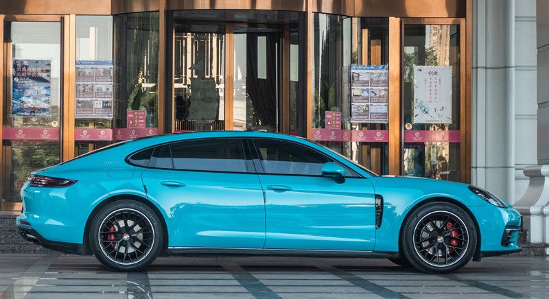 Miami Blue CWS Color Paint Protection Film High Gloss on carwrapsupplier.com