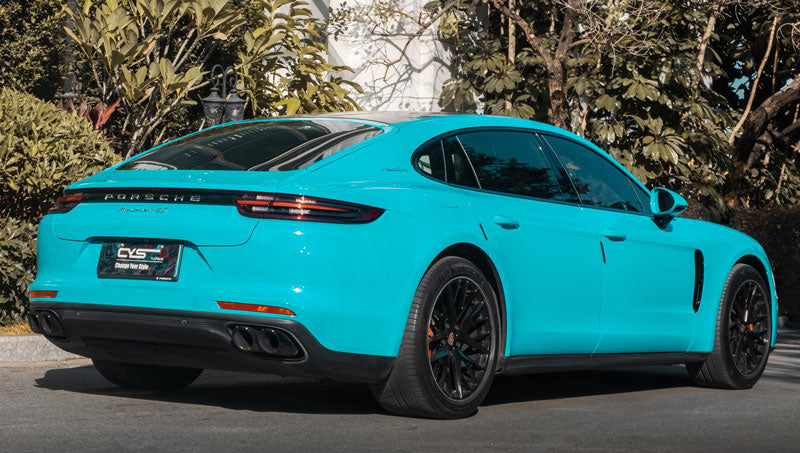 Miami Blue CWS Color Paint Protection Film High Gloss on carwrapsupplier.com