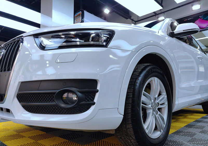 White CWS Color Paint Protection Film High Gloss on carwrapsupplier.com