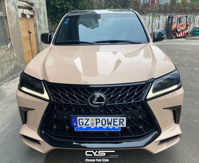 Platinum Gloss Latte Beige X-G362 Car Wrap Vinyl