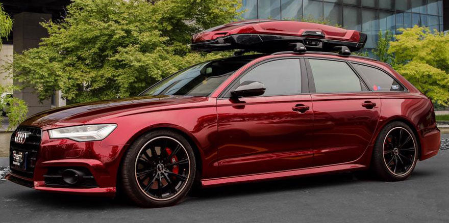 Red Liquid Metal CWS Color Paint Protection Film High Gloss on carwrapsupplier.com