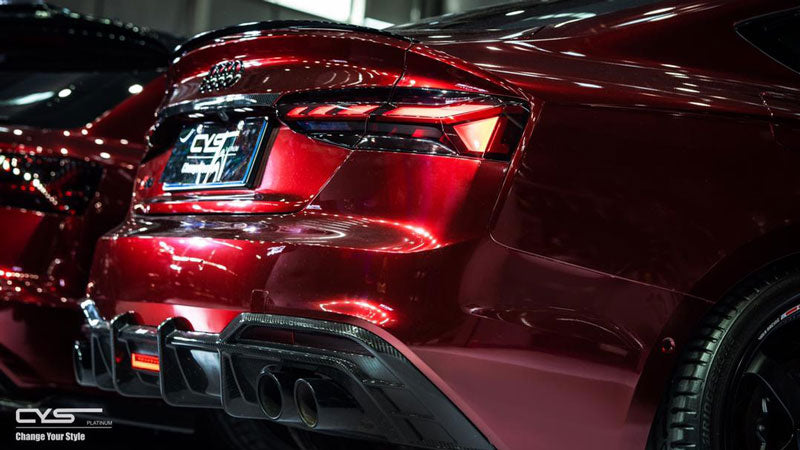 Red Liquid Metal CWS Color Paint Protection Film High Gloss on carwrapsupplier.com