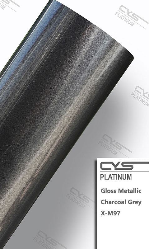 Platinum Gloss Metallic: Charcoal Grey X-M97 - 5ft x 60ft — CWS USA